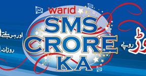 Warid Brings SMS Crorepati Offer