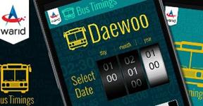 Daewoo Express Bus Schedule App Launched by Warid