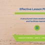 Workshop 3: Effective Lesson Planning