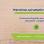 Workshop 4: Constructive Feedback