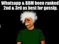 Whatsapp And BBM Rank