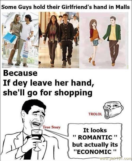 Funny Picture Guy S Hold Their Girl Friend S Hand