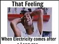 When Electricity Comes