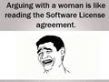 Arguing A Woman 