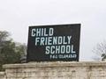 Funny signs-Child friendly schoo