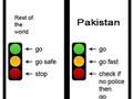 Pakistani People Thinking About Signal Lights