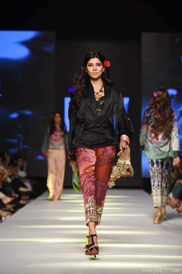 Deepak Perwani Summer Collection Telenor Fashion Pakistan Week 2015