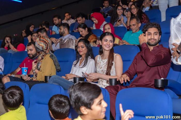 Hania Aamir And Ahad Raza Mir At The Cinema City Centre Deira, Dubai