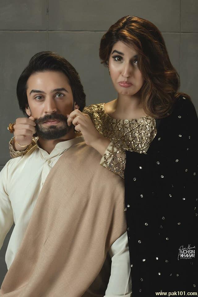Hareem Farooq And Ali Rehman Khan Photoshoot For Their Film Parchi