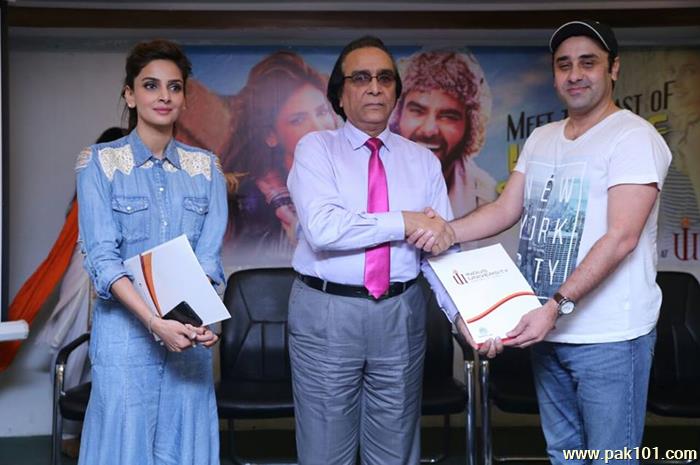 Pakistani Movie Lahore se Aagey Cast At Indus University Karachi 