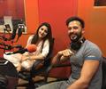 Sohai Ali Abro and Ali Kazmi promoting Motorcycle Girl on FM91 with Dino Ali