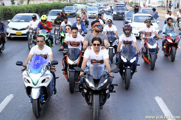 The Biker Gang Rally Of Na Maloom Afraad 2 Celebrities
