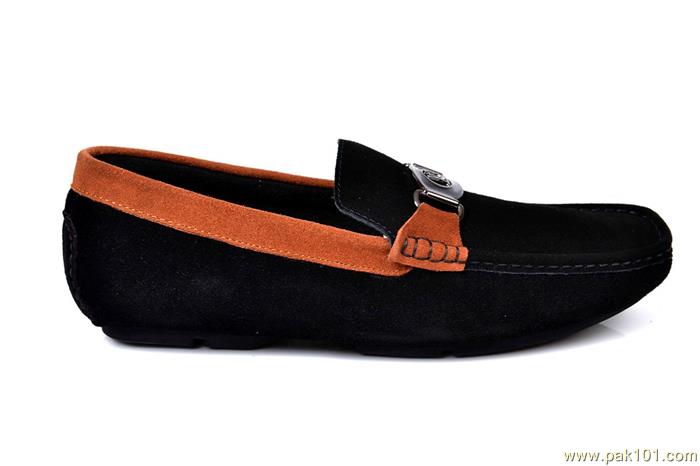 Metro Shoes Collection For Boys-Men Design Louis Vuitton Di Tone Suede Item Code 30400013