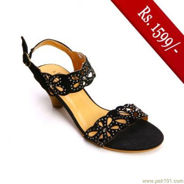 Servis Women Sandals and Slippers Footwear Collection Pakistan- Model LIZA LZ-IX-0129 BLACK