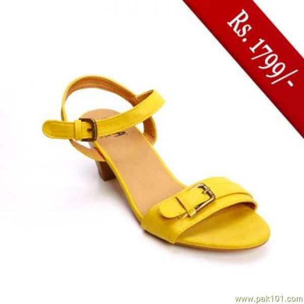 Servis Women Sandals and Slippers Footwear Collection Pakistan- Model LIZA LZ-IX-0116 YELLOW