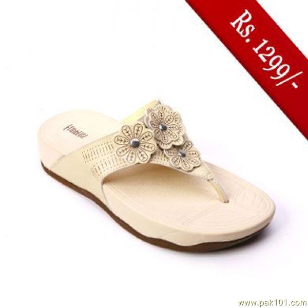 Servis Women Sandals and Slippers Footwear Collection Pakistan- Model LIZA LZ-FP-0007 CREAM