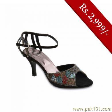 Servis Women Sandals and Slippers Footwear Collection Pakistan- Model LZ-LX-0234 (BLACK)