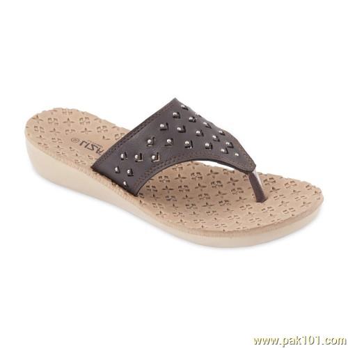 Servis Women Slippers Footwear Collection Pakistan Item No: LZ-FV-0007-D.BROWN