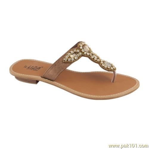 Servis Women Slippers Footwear Collection Pakistan Item No: LZ-LX-0406-GOLD