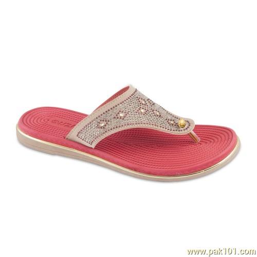 Servis Women Slippers Footwear Collection Pakistan Item No: LZ-PL-0001-BEG-PNK