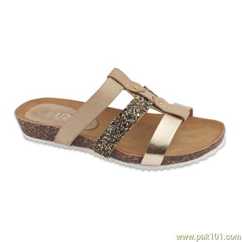 Servis Women Slippers Footwear Collection Pakistan Item No: LZ-IX-0455-GOLD