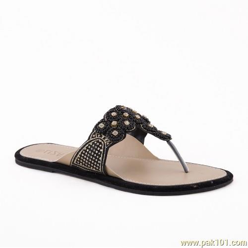 Servis Women Slippers Footwear Collection Pakistan Item No: LZ-KX-0062-BLACK