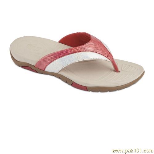 Servis Women Slippers Footwear Collection Pakistan Item No: LZ-TN-0016-PNK-WHT