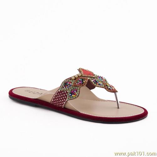 Servis Women Slippers Footwear Collection Pakistan Item No: LZ-KX-0073-RED/MLT