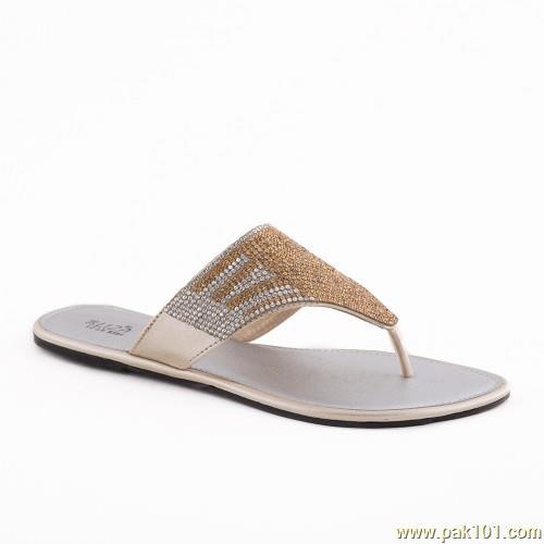 Servis Women Slippers Footwear Collection Pakistan Item No: LZ-LX-0394-GOLD