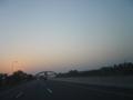 Sunset on Motorway M2