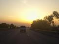 Sunset, Motorway M1