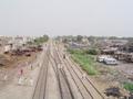 nawab shah main railway track