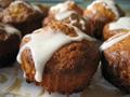 Carrot Cake Muffins with Cinnamon Glaze