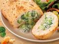 Stuffed Chicken With Cheese And Green Herbs