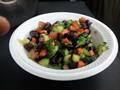 Black Eyed peas Salad and Corn Soup