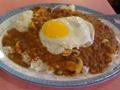 Minced beef with eggs