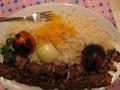 Iranian Chelo Kebab with Rice
