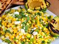 Grilled Avocado and Corn Salad