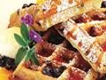Maple Blueberry Malted Belgian Waffles