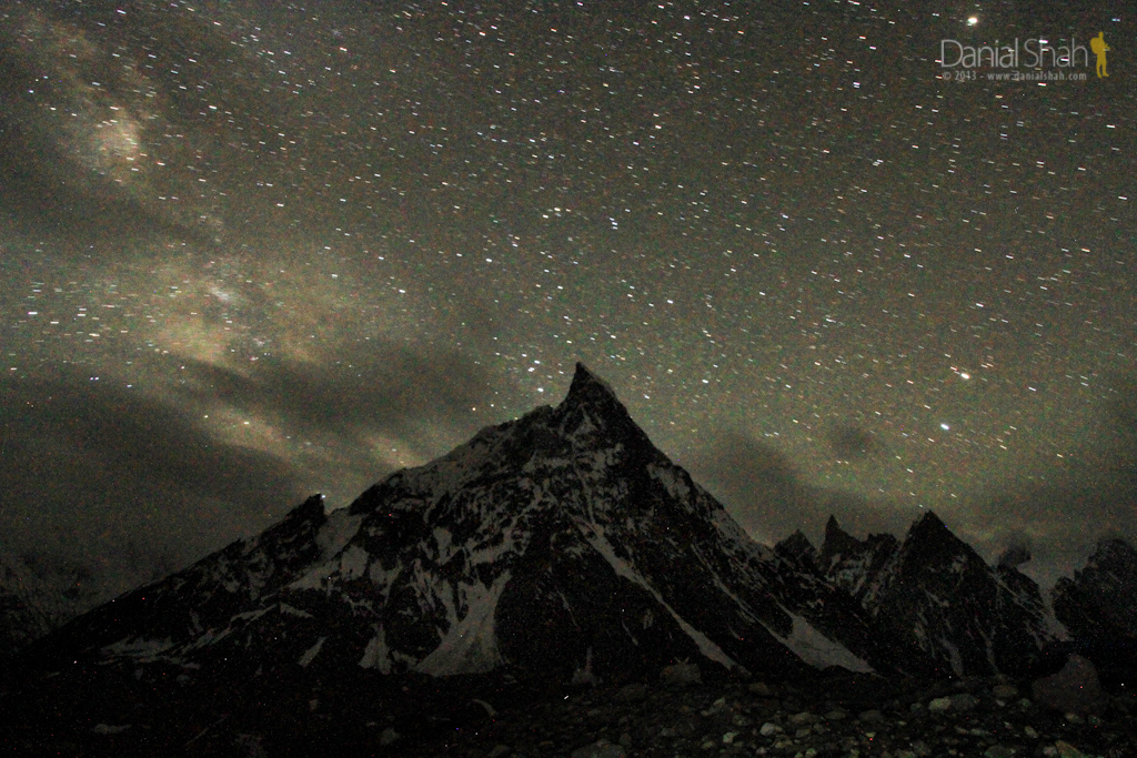 A starry night & the second highest mountain