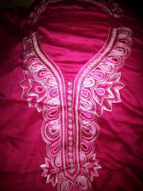 For sale Unstitched fabric wid Arabic design for Rs. 5,000/- in Karachi ...