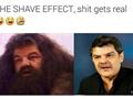 Before And After Shave Effect