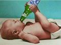 baby drinking