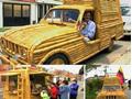 Car made completely from Bamboo