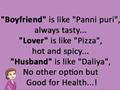 Difference Between Boy Friend, Lover And Husband