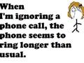 Ignoring A Phone Call