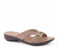 Servis Women Slippers Footwear Collection Pakistan Item No:  LZ-CT-0027-L.BROWN