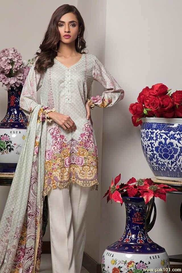 Ittehad Crystal Lawn Dresses Collection 2019